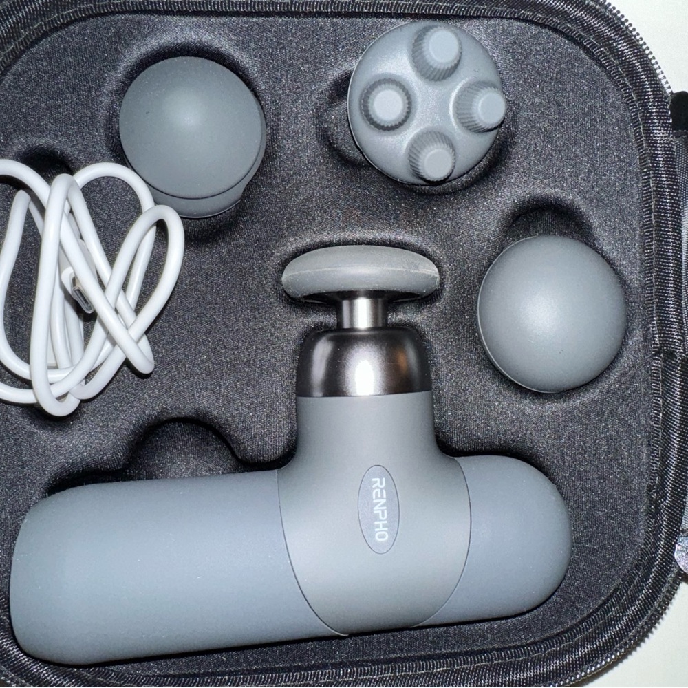 Gray VR Massage Gun